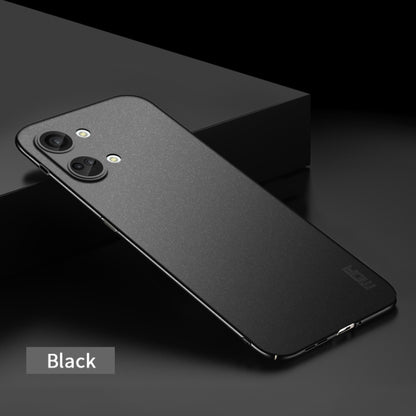 For OnePlus Ace 2V / Nord 3 MOFI Fandun Series Frosted PC Ultra-thin All-inclusive Phone Case(Black) - OnePlus Cases by MOFI | Online Shopping UK | buy2fix