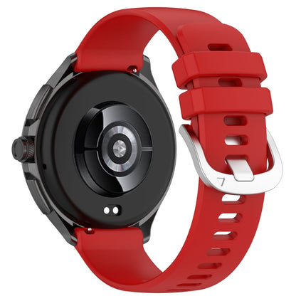 For Xiaomi Watch S3 Glossy Surface Silicone Watch Band(Red) - Watch Bands by buy2fix | Online Shopping UK | buy2fix