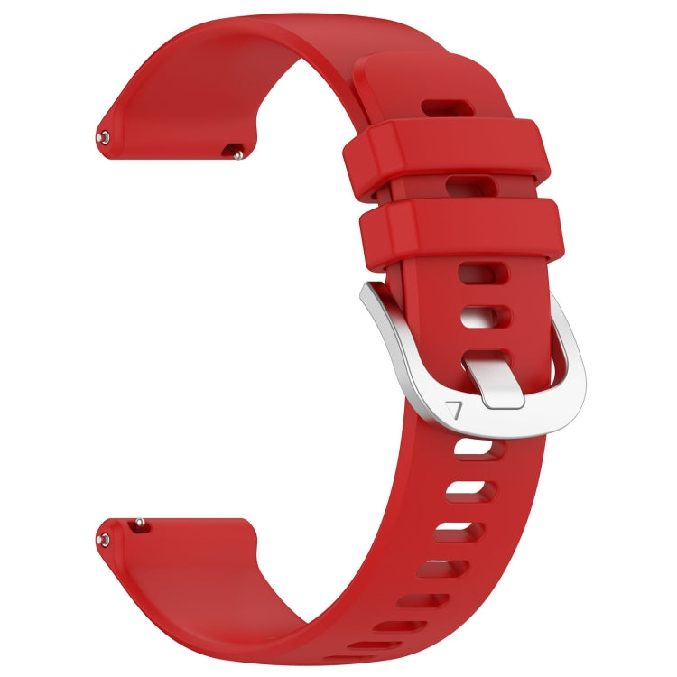 For Xiaomi Watch S3 Glossy Surface Silicone Watch Band(Red) - Watch Bands by buy2fix | Online Shopping UK | buy2fix