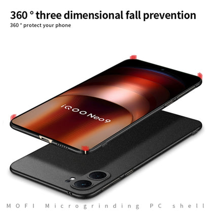 For vivo iQOO Neo9 /Neo9 Pro MOFI Fandun Series Frosted PC Ultra-thin All-inclusive Phone Case(Green) - vivo Cases by MOFI | Online Shopping UK | buy2fix