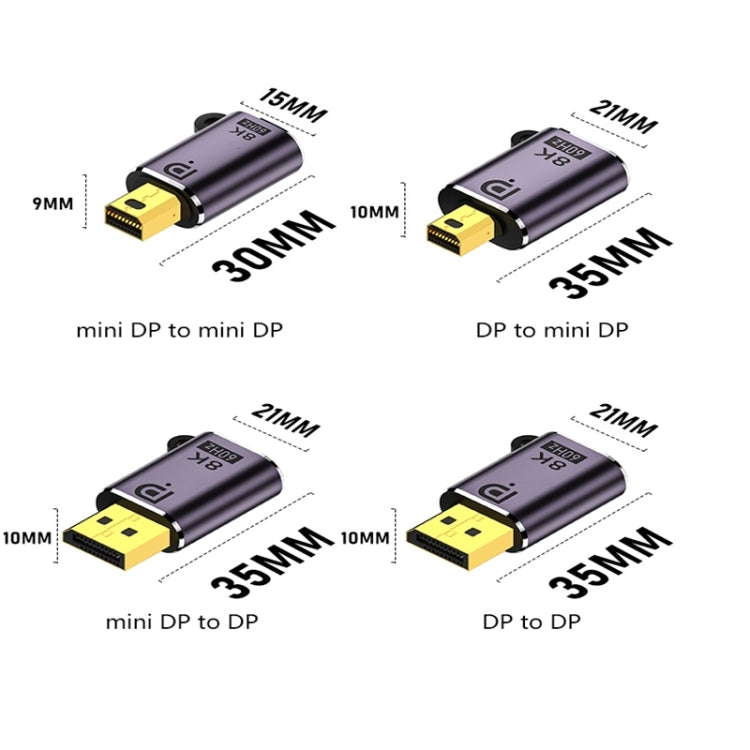 DP1.4 Male to DP 1.4 Female Adapter 8K 60Hz HD Video Transmission Expanding -  by buy2fix | Online Shopping UK | buy2fix
