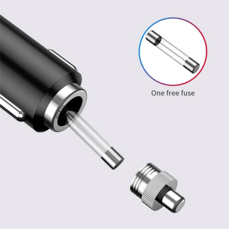 C06Q Dual USB + Type-C Cigarette Lighter PD 18W / QC3.0 Fast Charging Car Charger - Car Charger by buy2fix | Online Shopping UK | buy2fix