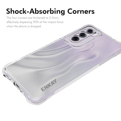 For OPPO Reno12 Global ENKAY Clear TPU Shockproof Anti-slip Phone Case - OPPO Cases by ENKAY | Online Shopping UK | buy2fix