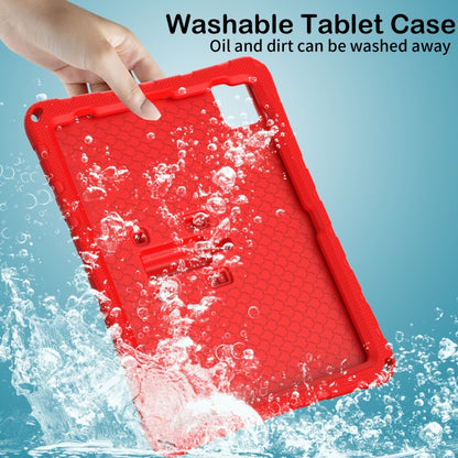 For iPad Air 11 2024 Butterfly Bracket EVA Shockproof Tablet Case(Red) - iPad Air 11 2024 Cases by buy2fix | Online Shopping UK | buy2fix