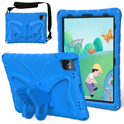 For iPad Air 11 2024 Butterfly Bracket EVA Shockproof Tablet Case(Blue) - iPad Air 11 2024 Cases by buy2fix | Online Shopping UK | buy2fix