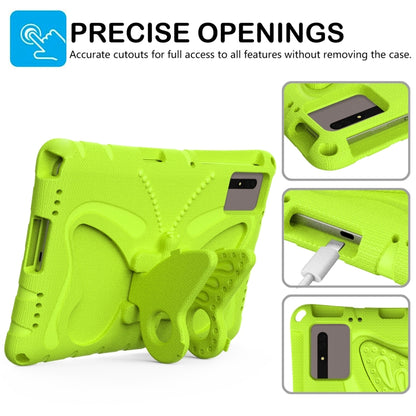 For Samsung Galaxy Tab S9 FE X510 Butterfly Bracket EVA Shockproof Tablet Case(Grass Green) - Galaxy Tab S9 FE by buy2fix | Online Shopping UK | buy2fix