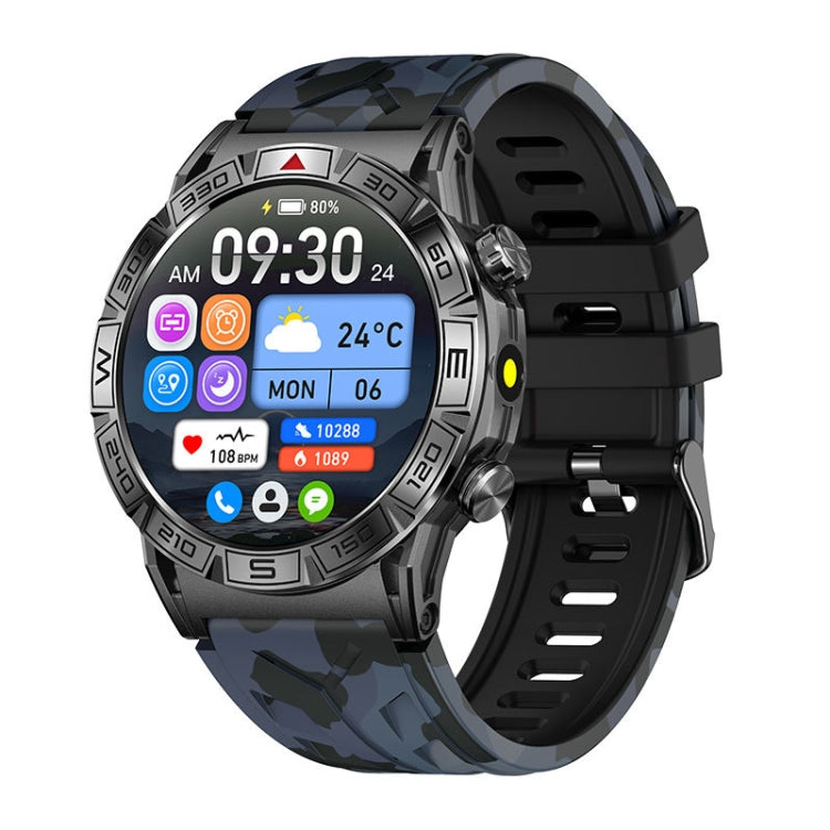 KC80 1.43 inch Color Screen Smart Watch, Support AI Voice Assistant / Bluetooth Call(Camouflage Black) - Smart Watches by buy2fix | Online Shopping UK | buy2fix