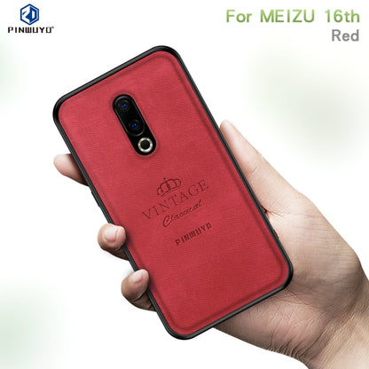 PINWUYO Shockproof Waterproof Full Coverage PC + TPU + Skin Protective Case for Meizu 16th(Gray) - Meizu by PINWUYO | Online Shopping UK | buy2fix