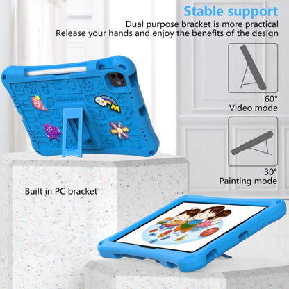 For iPad Pro 11 2024 Hi Baby EVA Full Body Tablet Case with Strap(Sky Blue) - iPad Pro 11 2024 Cases by buy2fix | Online Shopping UK | buy2fix