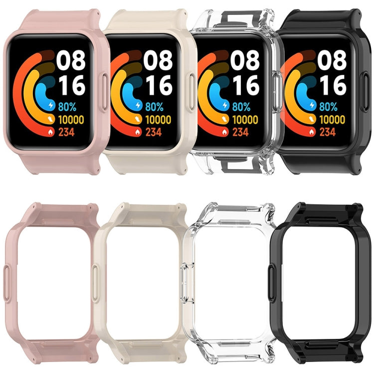 For Redmi Watch 3 Active Half Pack PC Watch Protective Case(Black) - Watch Cases by buy2fix | Online Shopping UK | buy2fix