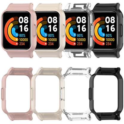 For Redmi Watch 3 Active Half Pack PC Watch Protective Case(Black) - Watch Cases by buy2fix | Online Shopping UK | buy2fix