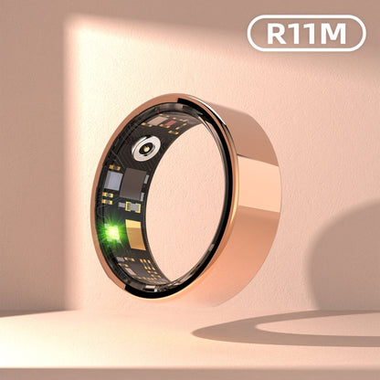 R11M SIZE 8 Smart Ring, Support Heart Rate / Blood Oxygen / Sleep / Multiple Sports Modes(Gold) - Smart Rings / Smart Telephones by buy2fix | Online Shopping UK | buy2fix