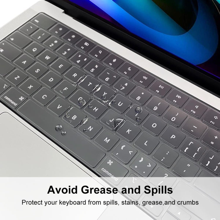 For MacBook Pro 14.2 / 16.2 / Air 13.6 / 15.3 ENKAY EU Version Soft TPU Keyboard Protector Film - Keyboard Protector by ENKAY | Online Shopping UK | buy2fix