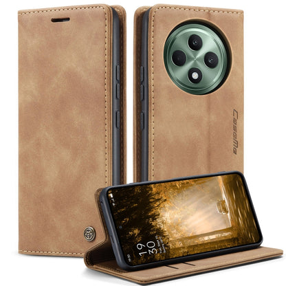 For OPPO Reno12 F /12 FS 5G CaseMe 013 Multifunctional Horizontal Flip Leather Phone Case(Brown) - Reno12 F Cases by CaseMe | Online Shopping UK | buy2fix