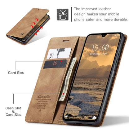 For Redmi 14C CaseMe 013 Multifunctional Horizontal Flip Leather Phone Case(Brown) - 14C Cases by CaseMe | Online Shopping UK | buy2fix