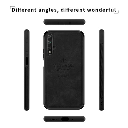 PINWUYO Shockproof Waterproof Full Coverage PC + TPU + Skin Protective Case for Huawei Honor 20(Gray) - Honor Cases by PINWUYO | Online Shopping UK | buy2fix