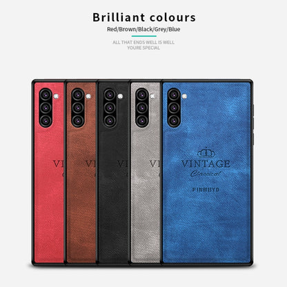 PINWUYO Shockproof Waterproof Full Coverage PC + TPU + Skin Protective Case  for Galaxy Note10(Red) - Galaxy Phone Cases by PINWUYO | Online Shopping UK | buy2fix