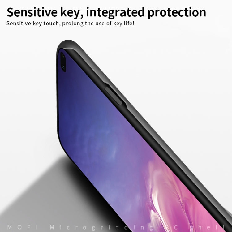 For Galaxy S10+ MOFI Frosted PC Ultra-thin Hard Case(Black) - Galaxy Phone Cases by MOFI | Online Shopping UK | buy2fix