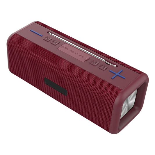 T9 Wireless Bluetooth 4.2 Speaker 10W Portable Sound Box FM Digital Radio 3D Surround Stereo, Support Handsfree & TF & AUX(Red) - Desktop Speaker by buy2fix | Online Shopping UK | buy2fix