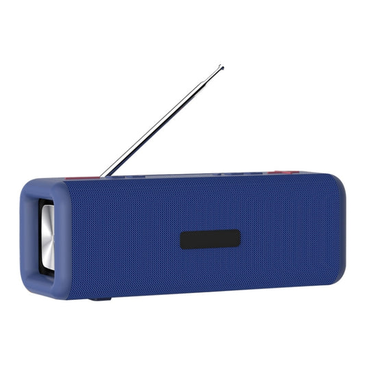 T9 Wireless Bluetooth 4.2 Speaker 10W Portable Sound Box FM Digital Radio 3D Surround Stereo, Support Handsfree & TF & AUX(Blue) - Desktop Speaker by buy2fix | Online Shopping UK | buy2fix