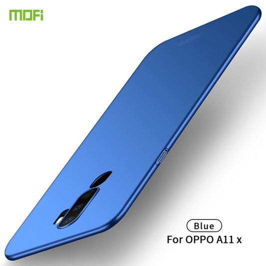 For  OPPO A11x MOFI Frosted PC Ultra-thin Hard Case(Blue) - OPPO Cases by MOFI | Online Shopping UK | buy2fix