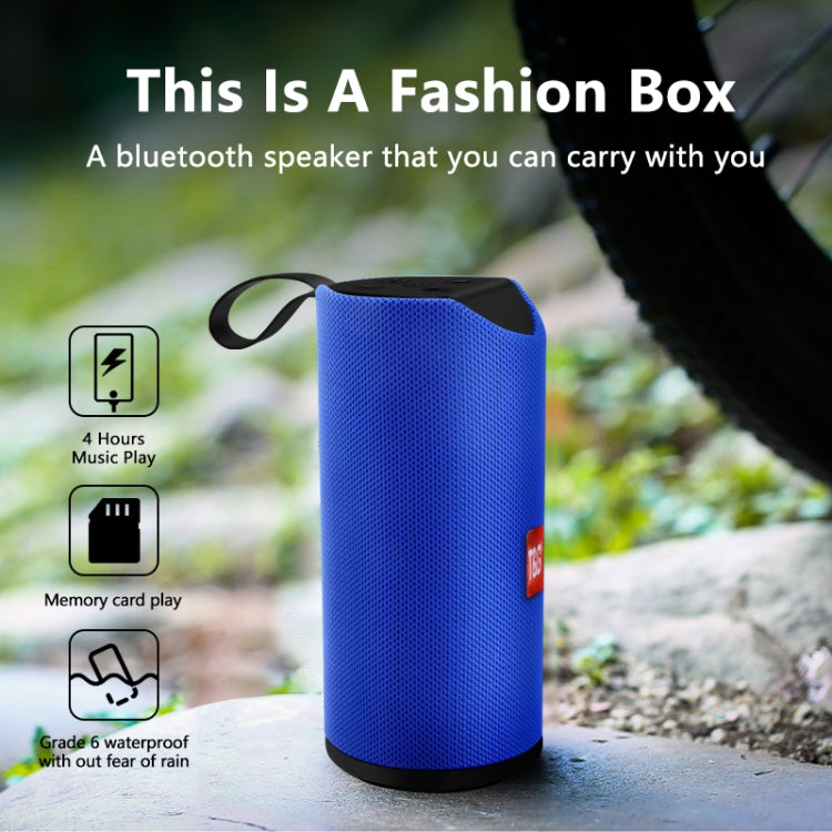 T&G TG113 Portable Bluetooth Speakers Waterproof Stereo Outdoor Loudspeaker MP3 Bass Sound Box with FM Radio(Red) - Desktop Speaker by T&G | Online Shopping UK | buy2fix