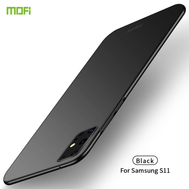 For Galaxy S20+  MOFI Frosted PC Ultra-thin Hard Case(Black) - Galaxy Phone Cases by MOFI | Online Shopping UK | buy2fix