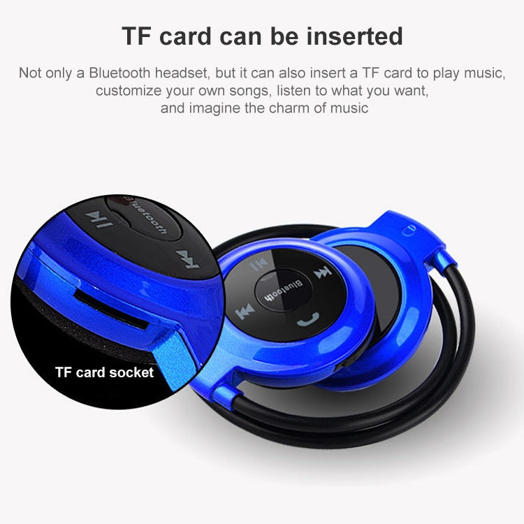 mini-503 MP3 Player Bluetooth Earphone, Support FM Radio & 32GB TF Card - Bluetooth Earphone by buy2fix | Online Shopping UK | buy2fix