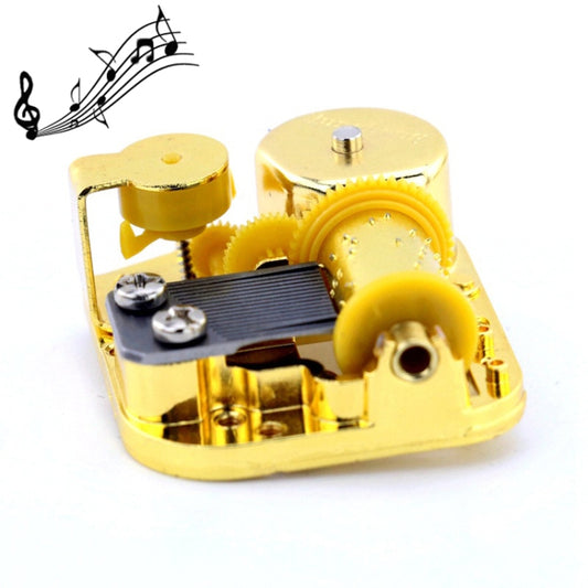 Eight-tone Gold-plated Bar Repair Parts DIY Sky City Paperback Music Box(Reappeared Yesterday) - Music Box by buy2fix | Online Shopping UK | buy2fix