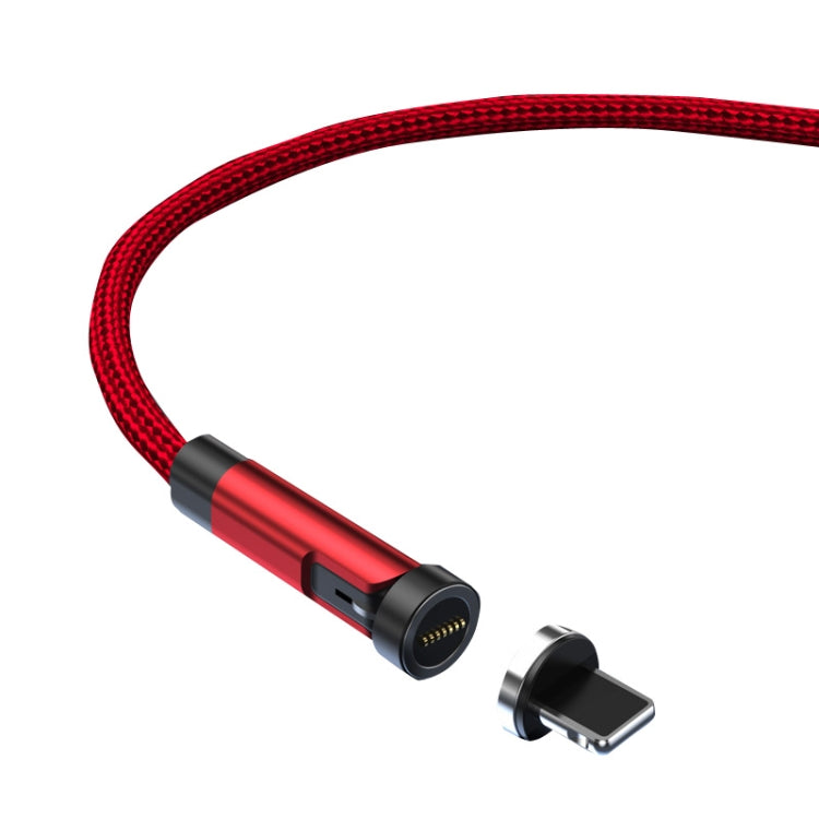 CC57 8Pin Magnetic Interface Rotating Fast Charging Data Cable, Cable Length: 2m(Red) - Charging Cable & Head by buy2fix | Online Shopping UK | buy2fix
