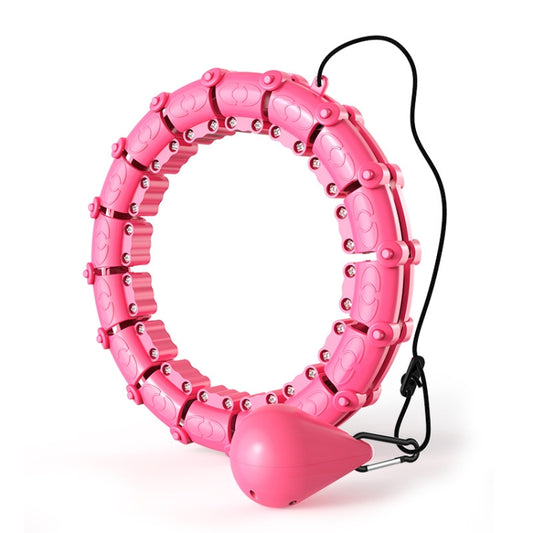 Smart Thin Waist Ring Women Will Not Fall Off Detachable Abdominal Ring Fitness Equipment, Size: 21 Knots(Pink) - Fitness Circles by buy2fix | Online Shopping UK | buy2fix