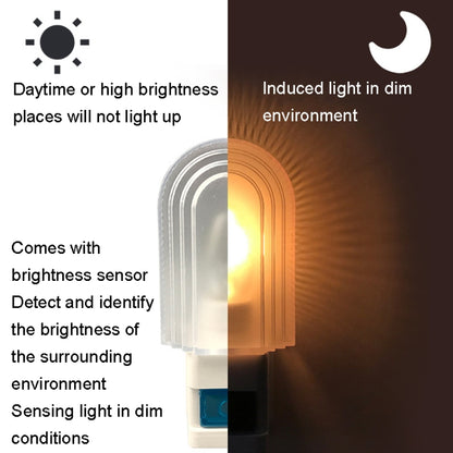 A38 Intelligent Sensor LED Night Light Baby Feeding Eye Care Bedside Lamp, Plug:AU Plug - Sensor LED Lights by buy2fix | Online Shopping UK | buy2fix
