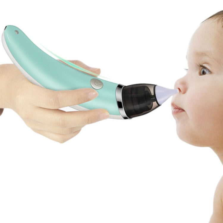 Baby Nasal Aspirator Electric Safe Hygienic Nose Cleaner With 2 Sizes Of Nose Tips And Oral Snot Sucker for Newborns Boy Girls(Green) - Baby Care by buy2fix | Online Shopping UK | buy2fix