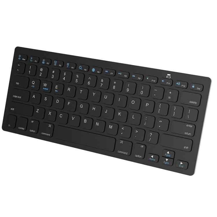 X5 Ultra-Thin Mini Wireless Keyboard + Wireless Mouse Set, Support Win / Android / IOS System(Black) - Universal Keyboard by buy2fix | Online Shopping UK | buy2fix