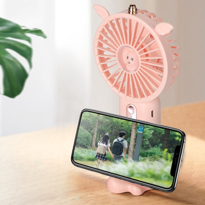 N12 Office Desktop USB Handheld Mini Fan, Fan diameter: 1200 MAH(Teenage Powder) - Electric Fans by buy2fix | Online Shopping UK | buy2fix