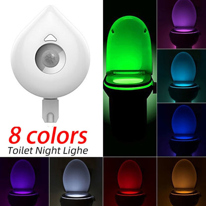 1705 Toilet Light Human Body Induction Night Light LED Toilet Night Light(8 Color) - Sensor LED Lights by buy2fix | Online Shopping UK | buy2fix