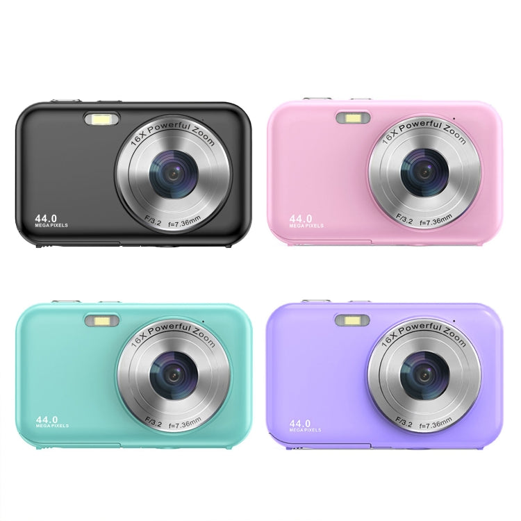 DC406L 2.4-Inch 1080P Mini HD 16X Zoom Digital Camera Home Children Camera AU Plug(Pink) - Children Cameras by buy2fix | Online Shopping UK | buy2fix