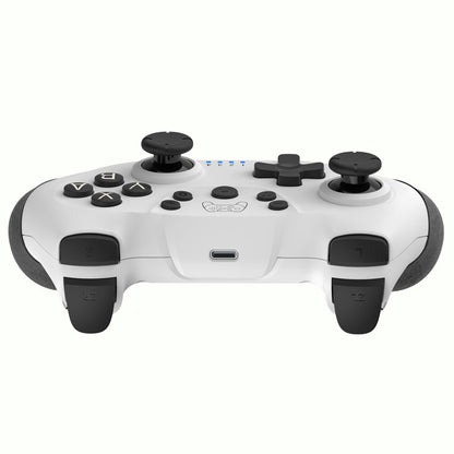 Vibration 6-axis Somatosensory Wireless Bluetooth Gamepad For Switch(Black White) - Gamepads by buy2fix | Online Shopping UK | buy2fix