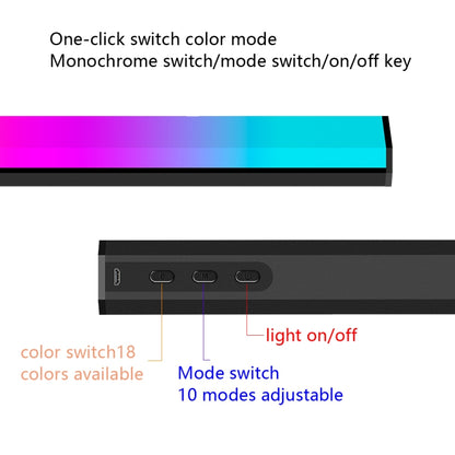 RGB Multi Color Neon Atmosphere Light USB Desktop Pickup Night Light - Novelty Lighting by buy2fix | Online Shopping UK | buy2fix