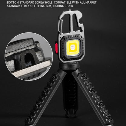 E-SMARTER W5138 Mini Bright Light Portable Flashlight, Specification: Black+Magnet+Bracket - Mini Flashlight by E-SMARTER | Online Shopping UK | buy2fix