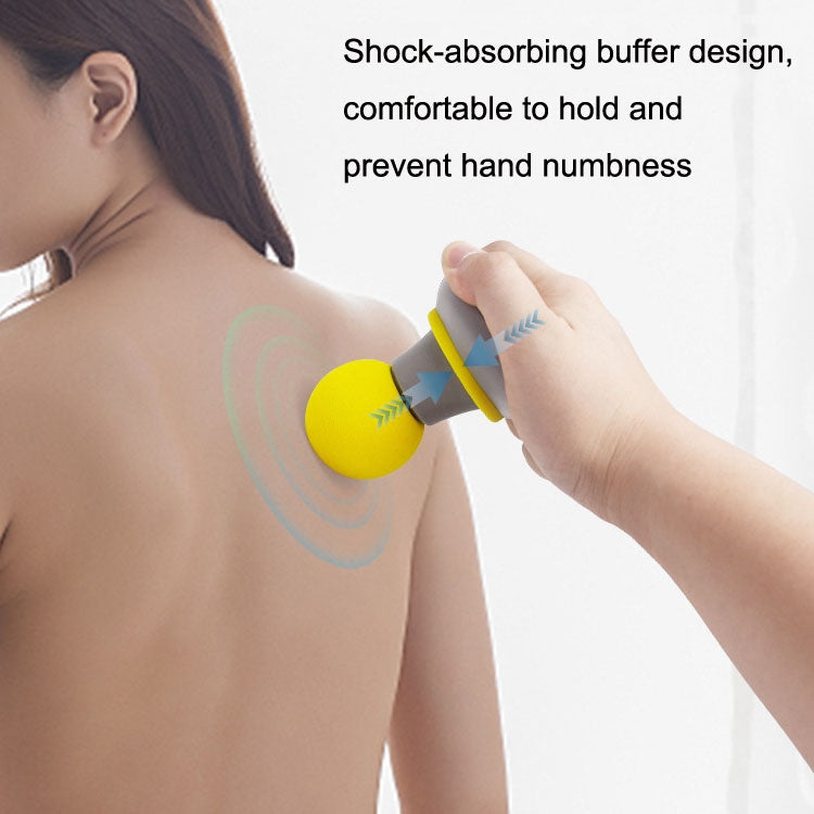 Mini Fascia Device Smart Whole Body Muscle Vibrating Massage Relaxer, Style: Ordinary Model (Yellow) - Massage & Relaxation by buy2fix | Online Shopping UK | buy2fix