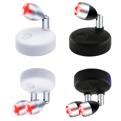 C1556 Single Head 2 Lights Wireless RGB Remote Control Cabinet Ambient Spotlight - Novelty Lighting by buy2fix | Online Shopping UK | buy2fix