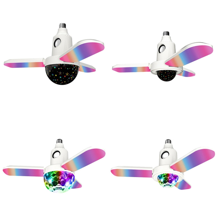 ZSCPH-001 40W Multifunctional Bluetooth RGB Colorful Three-Leaf Music Atmosphere Light, Size: S (Star) - Smart Light Bulbs by buy2fix | Online Shopping UK | buy2fix