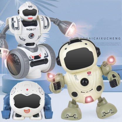 Intelligent Early Education Sound and Light Mechanical Robot Toys, Color: 3 Blue - RC Robots by buy2fix | Online Shopping UK | buy2fix