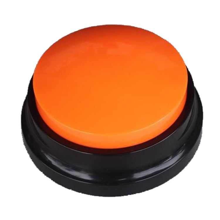 Pet Communication Button Dog Vocal Box Recording Vocalizer, Style: Recording Model(Orange) - Training Aids by buy2fix | Online Shopping UK | buy2fix