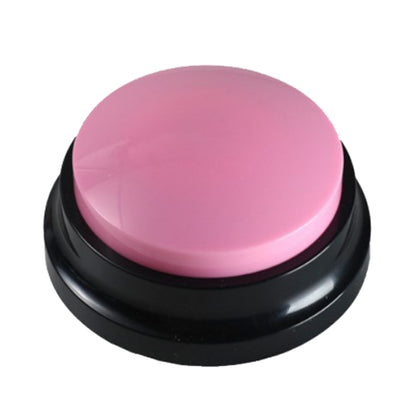 Pet Communication Button Dog Vocal Box Recording Vocalizer, Style: Recording Model(Pink) - Training Aids by buy2fix | Online Shopping UK | buy2fix