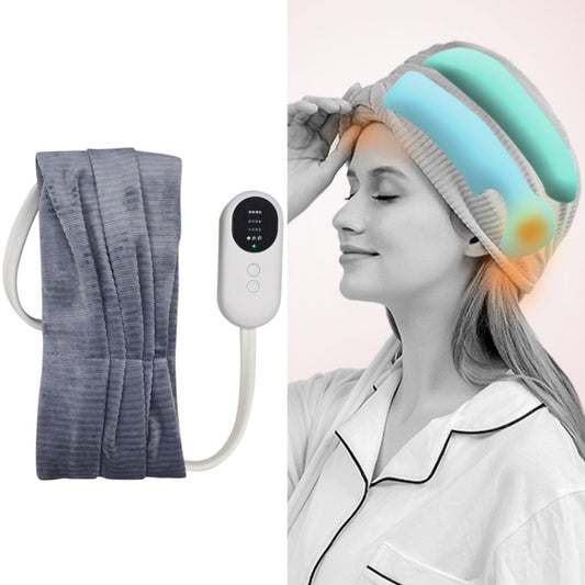K2009 Air Wave Head Massage Device Heating Compress Airbag Home Sleep Massage Instrument(Grey) - Massage & Relaxation by buy2fix | Online Shopping UK | buy2fix