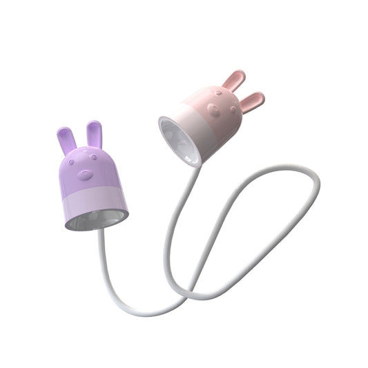 KD201 Portable Lamp Hanging Neck Reading LED Night Light, Style: Bunny (Pink+Purple) - Desk Lamps by buy2fix | Online Shopping UK | buy2fix