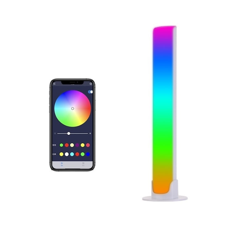 RGB Sound-controlled Rhythmic Response Lights Music Ambient LED Pick-up Lights Charging(Upgrade+APP White) - Novelty Lighting by buy2fix | Online Shopping UK | buy2fix