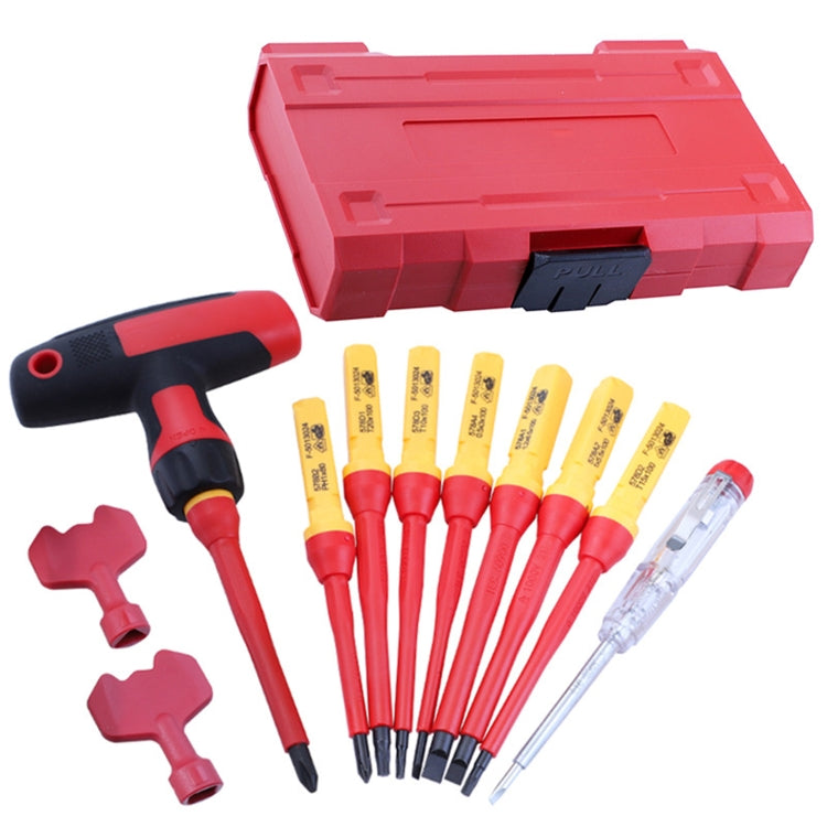 RDEER VDE-9912 12 In 1 Insulated Screwdriver Set Screwdriver Electrician Tools - Screwdriver Tools by RDEER | Online Shopping UK | buy2fix